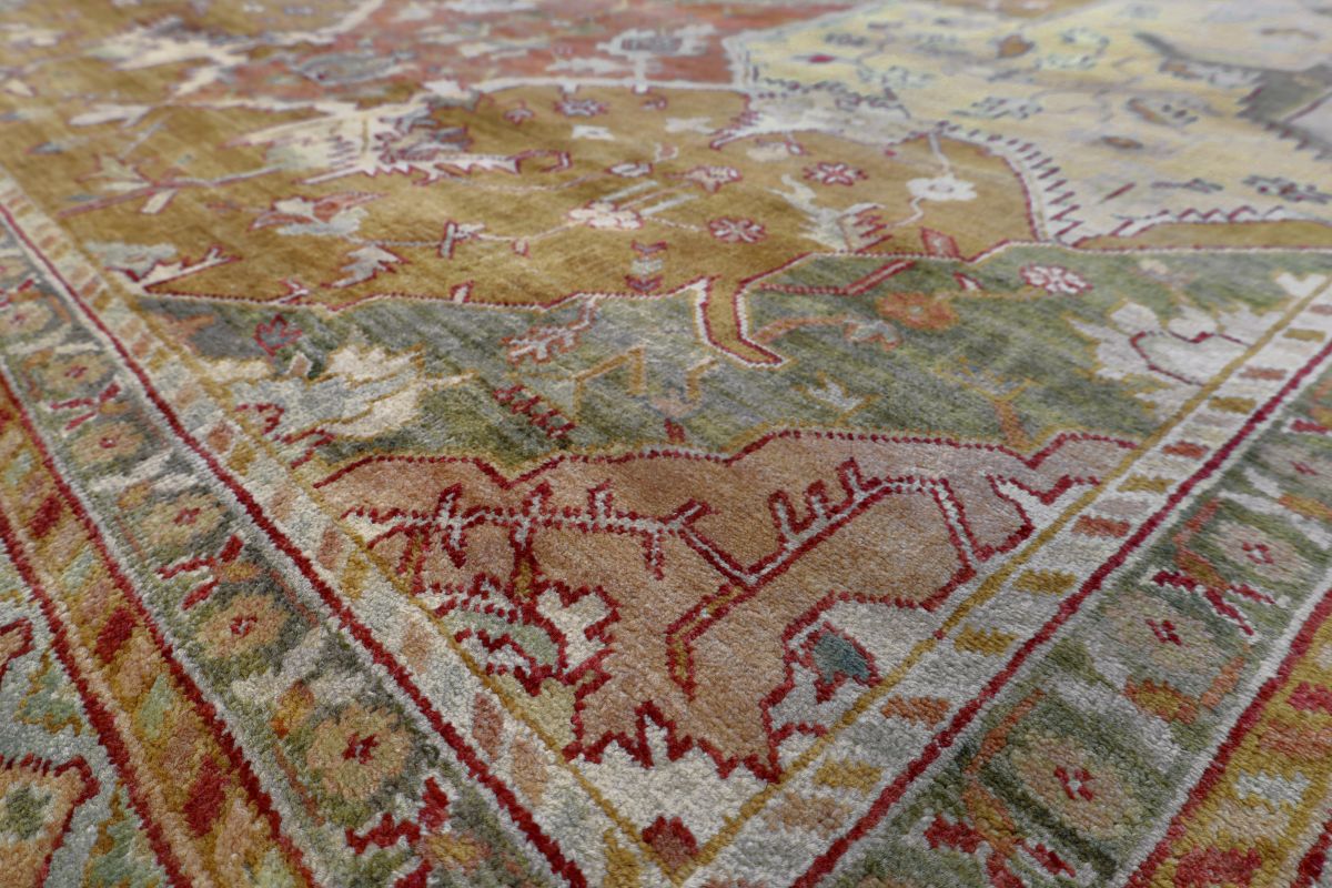 Hand-Knotted Ushak Sultanabad Collection