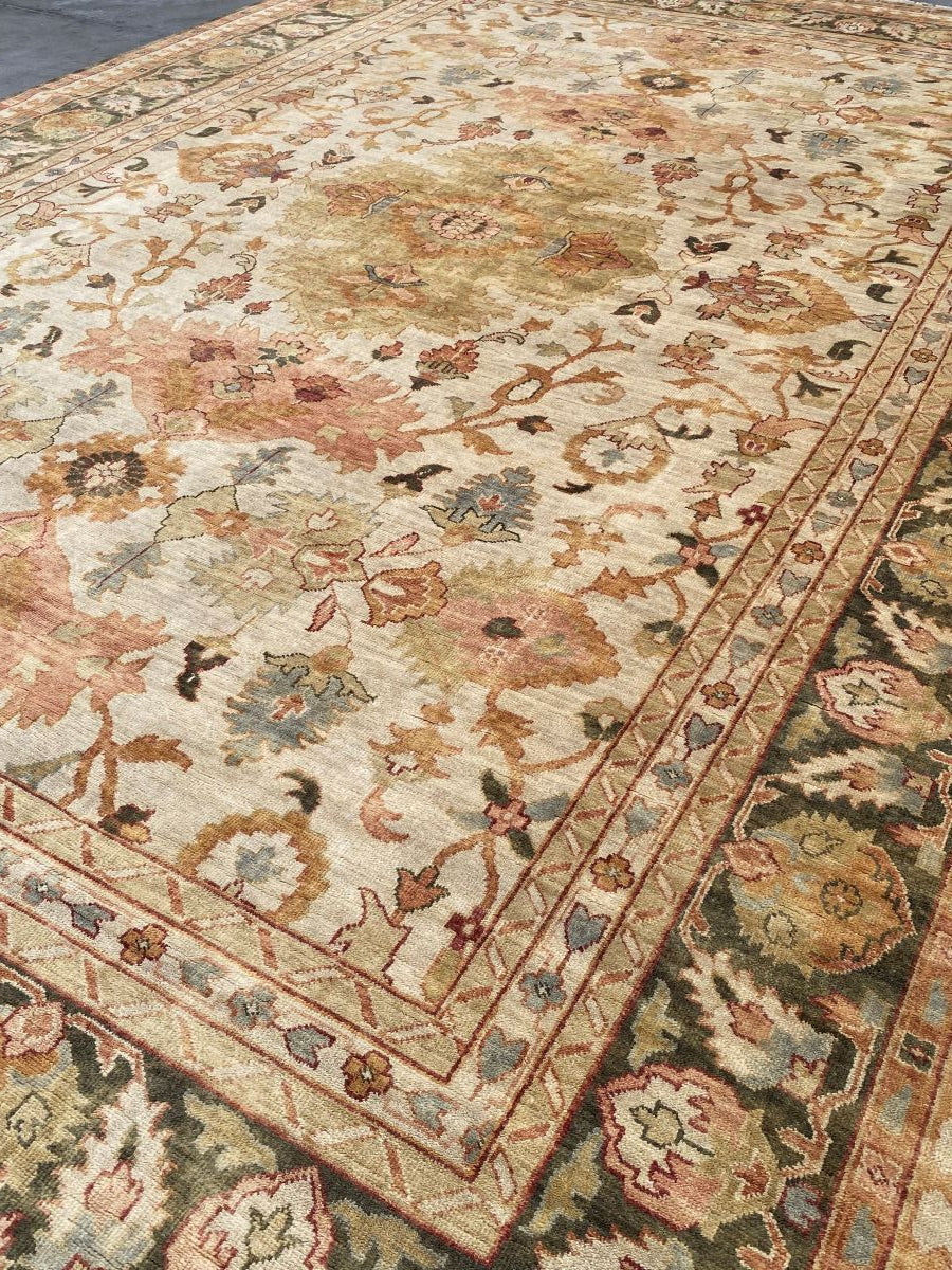 Hand-Knotted Ushak Sultanabad Collection