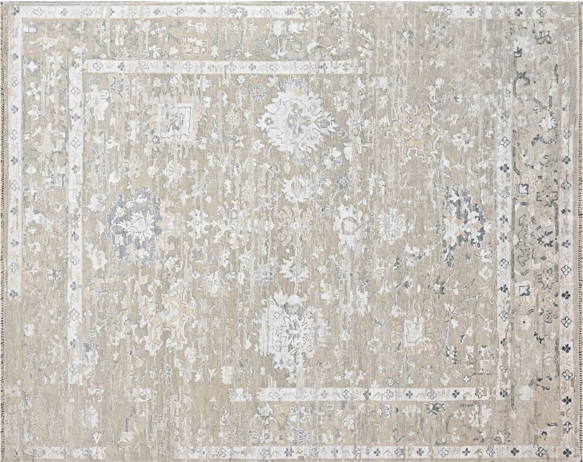 Hand-Knotted Modern Ushak  Sultanabad Collection