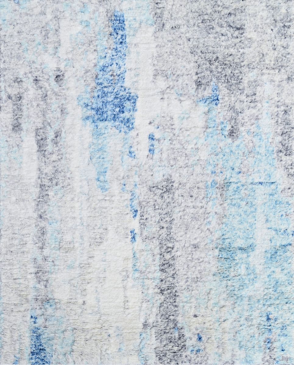 Hand-Woven Modern Moroccan Carpet