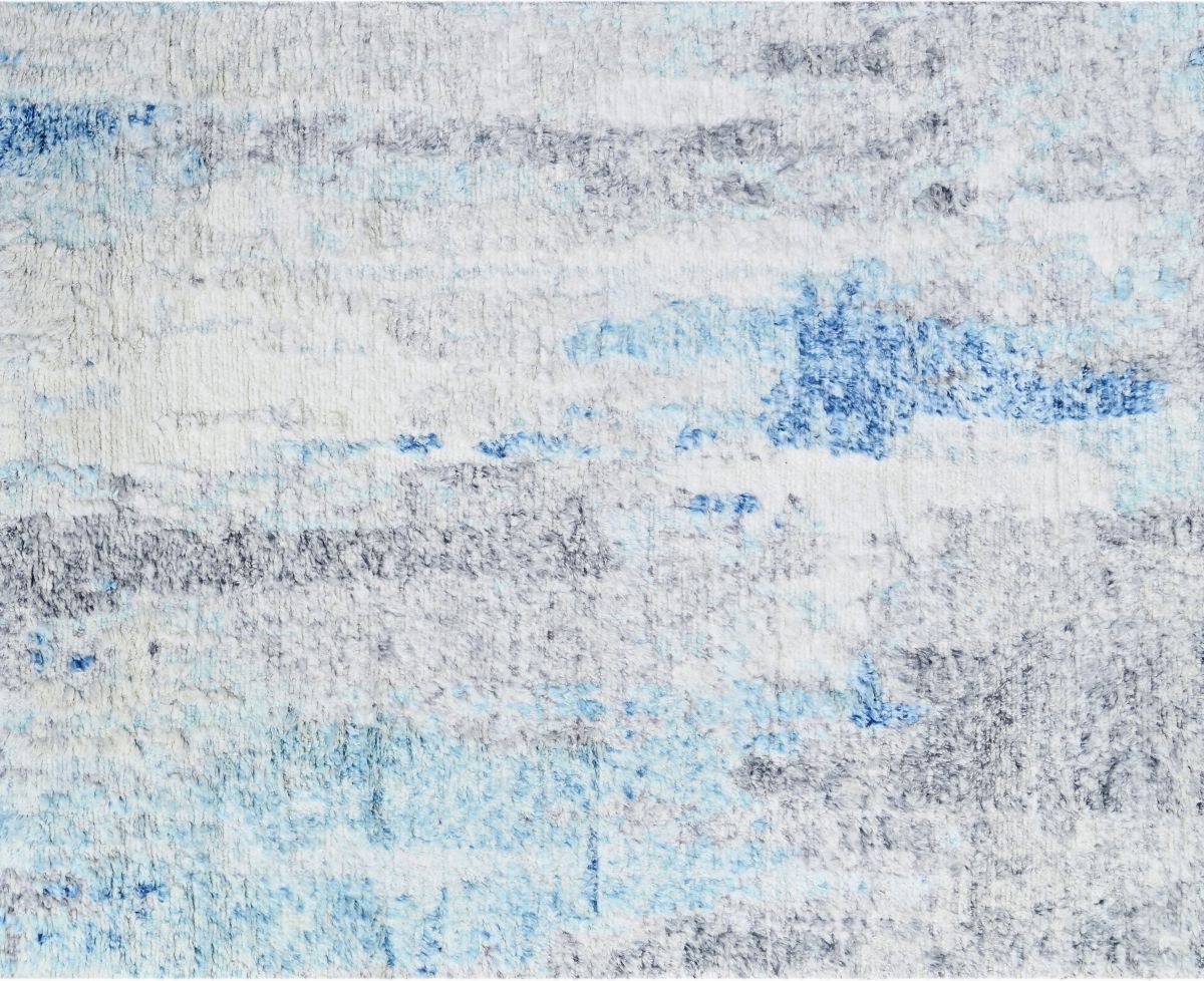 Hand-Woven Modern Moroccan Carpet