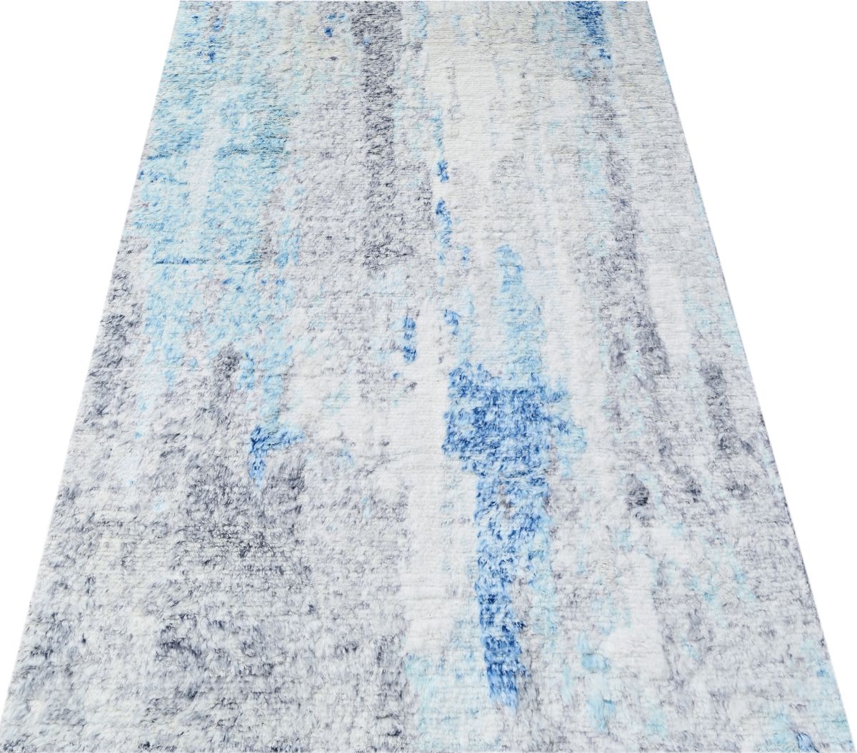 Hand-Woven Modern Moroccan Carpet