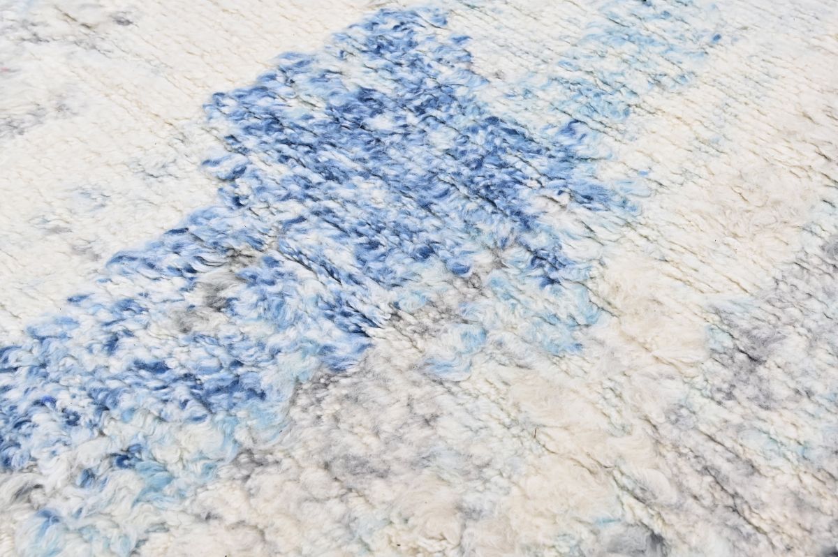 Hand-Woven Modern Moroccan Carpet