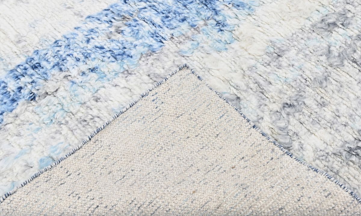 Hand-Woven Modern Moroccan Carpet