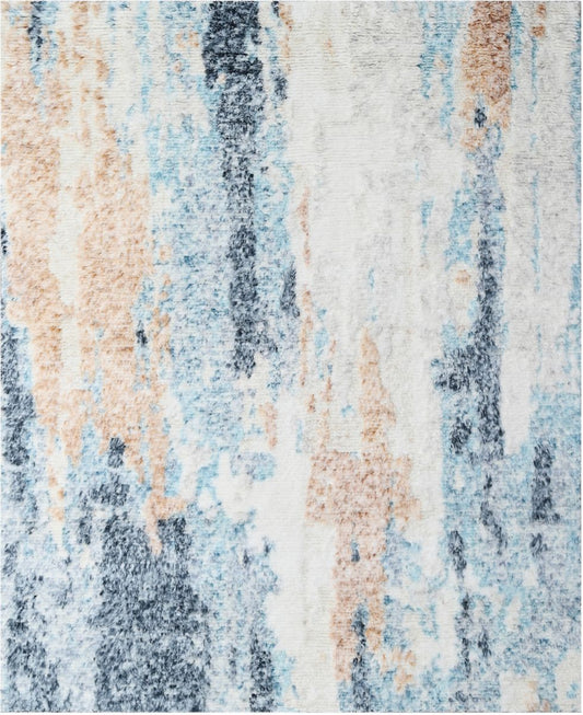 Hand-Woven Modern Moroccan Carpet