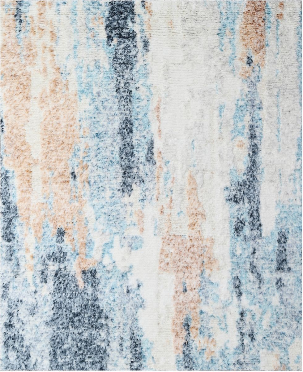 Hand-Woven Modern Moroccan Carpet