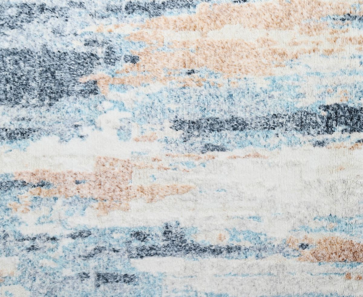 Hand-Woven Modern Moroccan Carpet