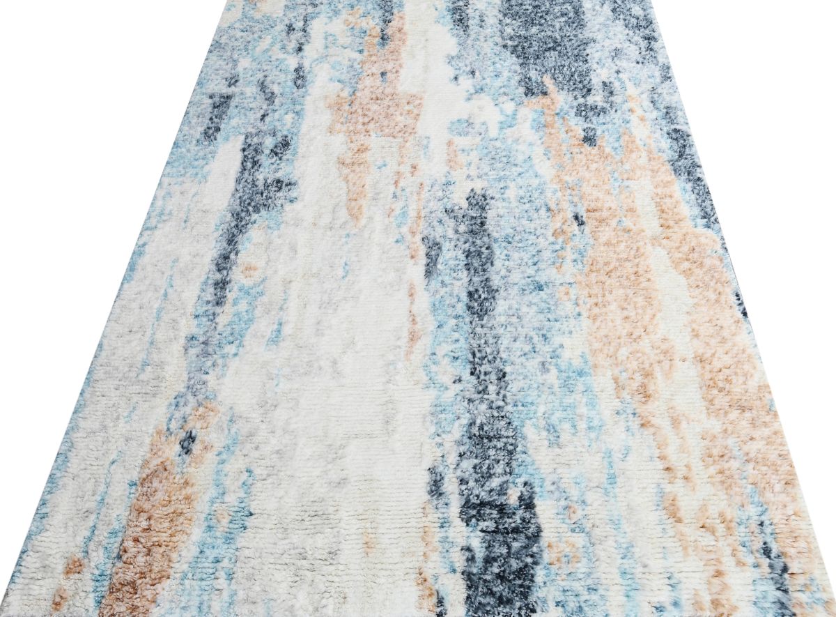 Hand-Woven Modern Moroccan Carpet