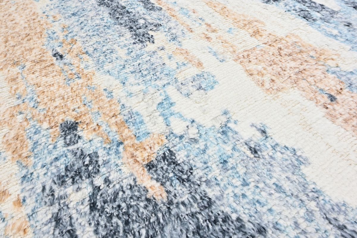 Hand-Woven Modern Moroccan Carpet