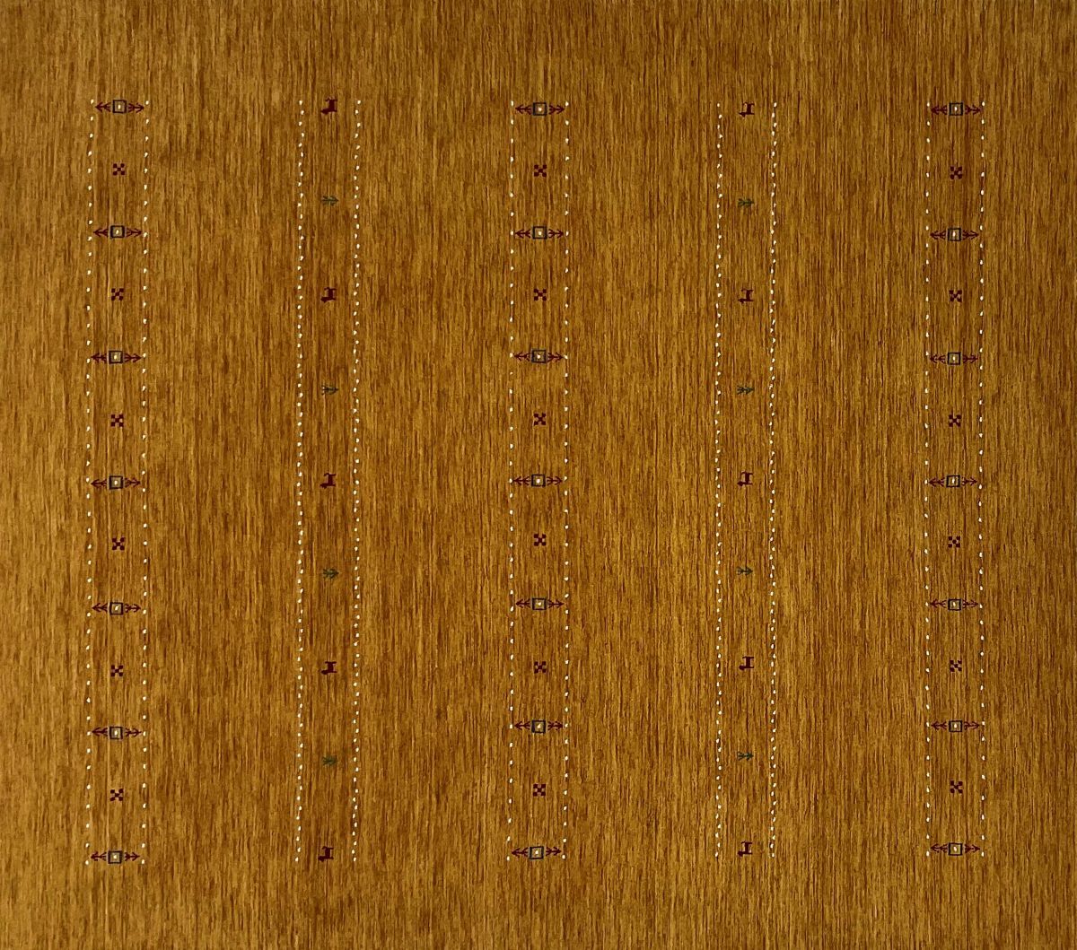 Hand-Woven Loribaft Gabbeh Rug