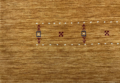 Hand-Woven Loribaft Gabbeh Rug