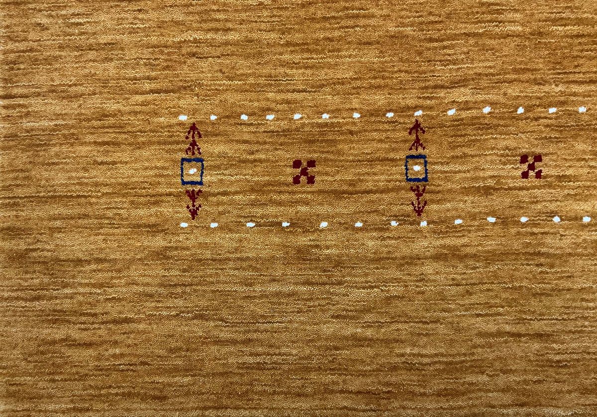 Hand-Woven Loribaft Gabbeh Rug