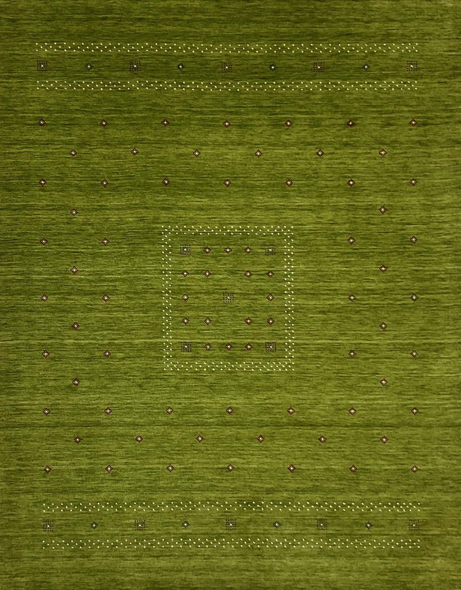 Hand-Woven Loribaft Gabbeh Rug