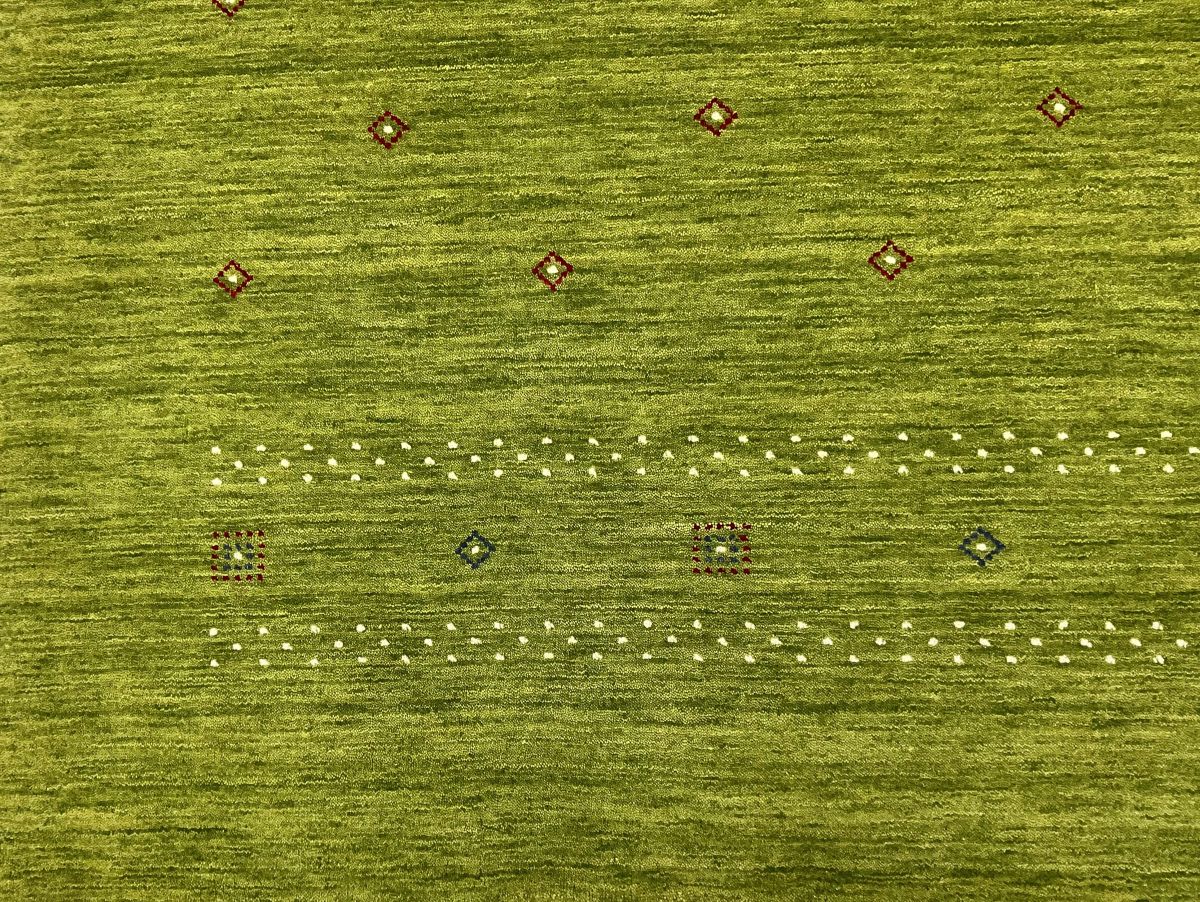 Hand-Woven Loribaft Gabbeh Rug