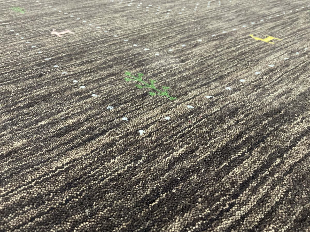 Hand-Woven Loribaft Gabbeh Rug