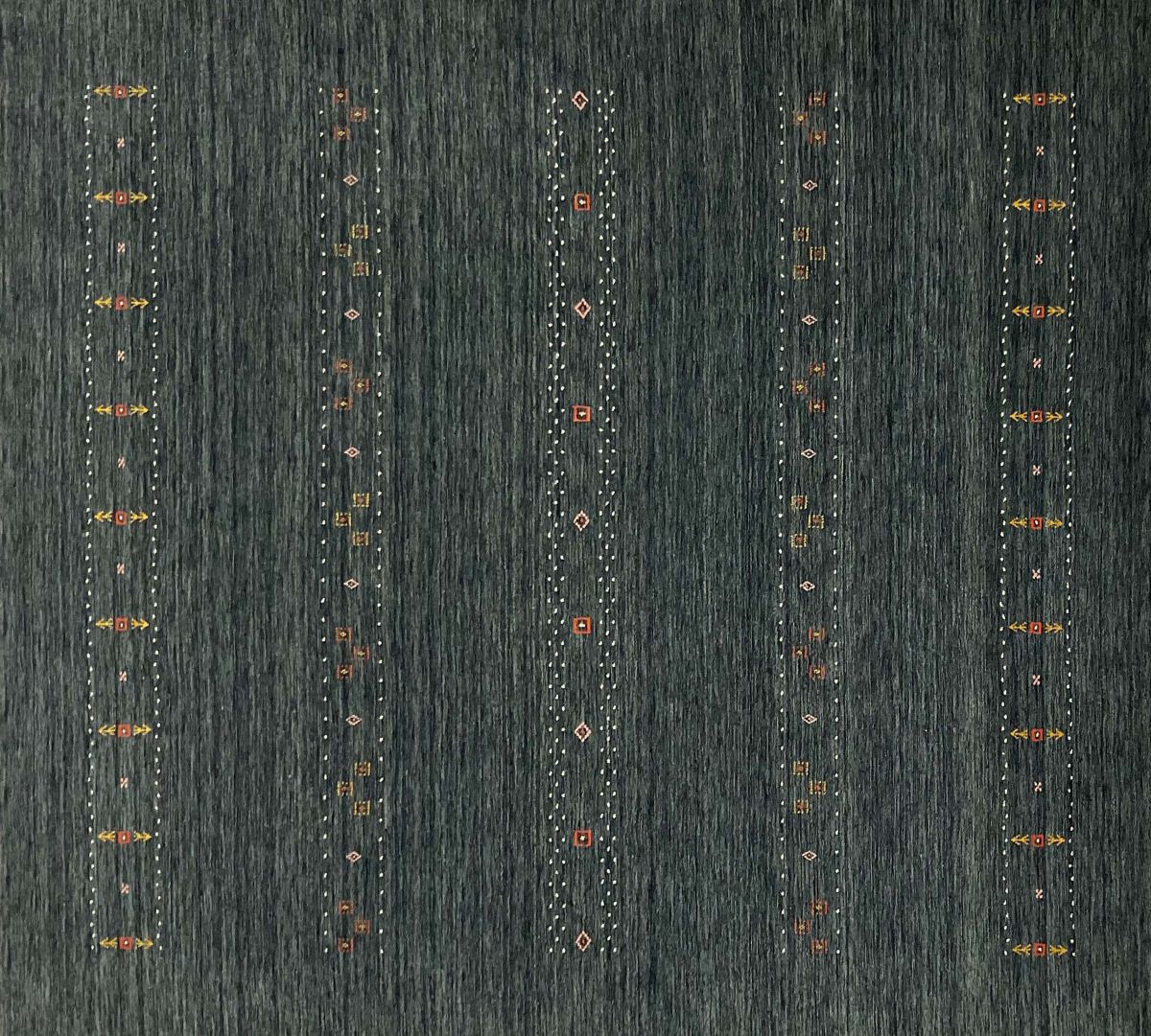 Hand-Woven Loribaft Gabbeh Rug