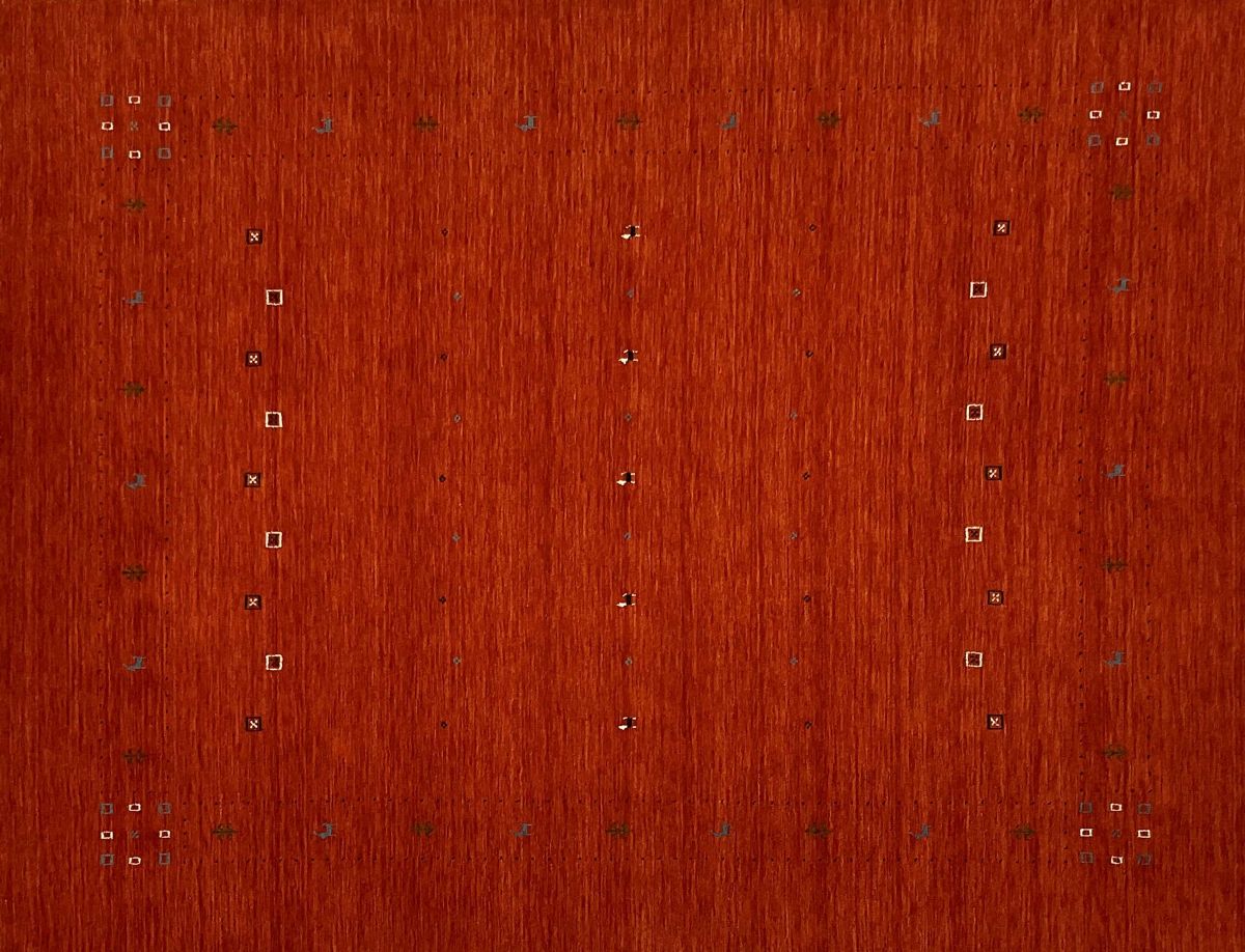 Hand-Woven Loribaft Gabbeh Rug