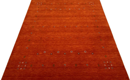 Hand-Woven Loribaft Gabbeh Rug