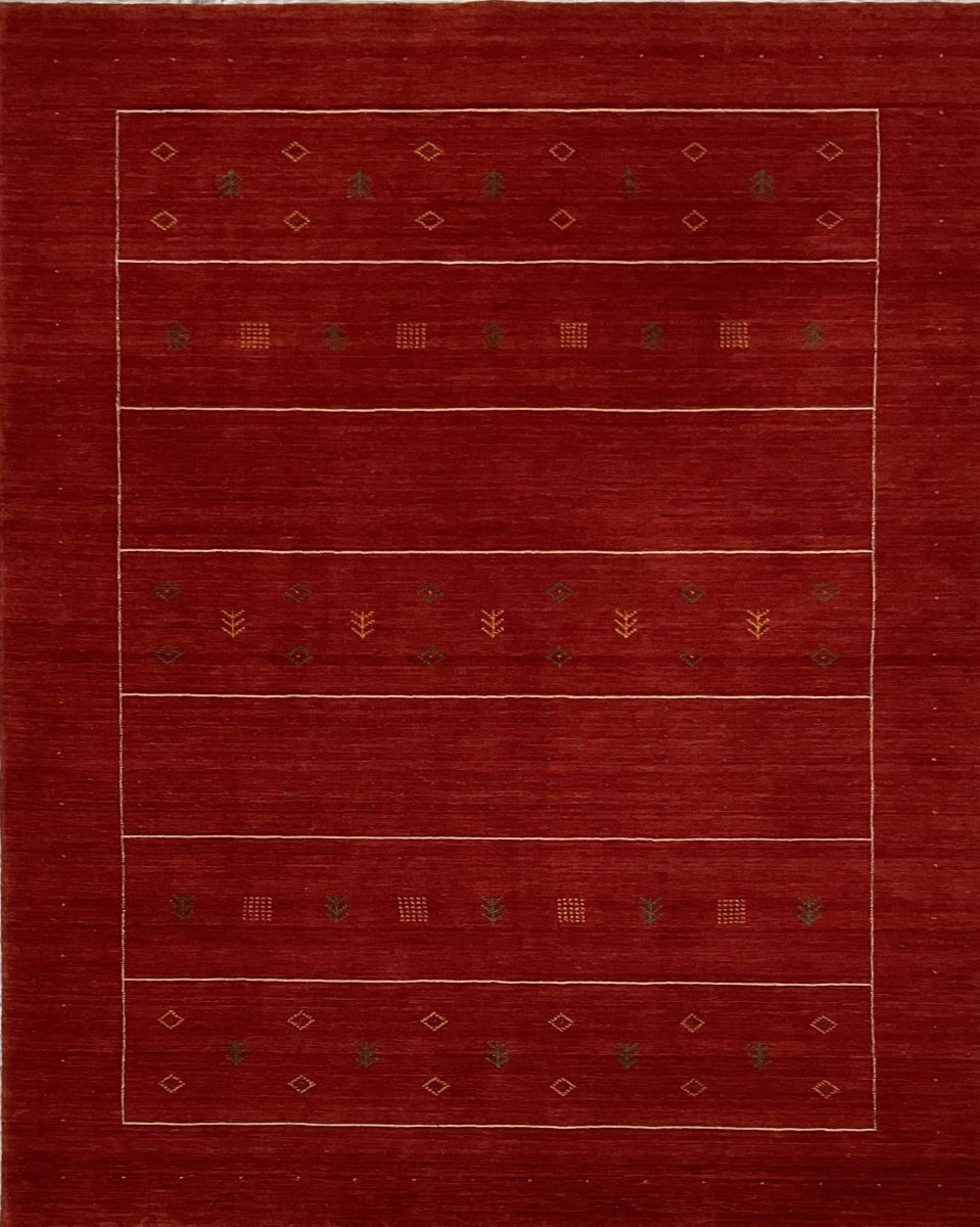 Hand-Woven Loribaft Gabbeh Rug