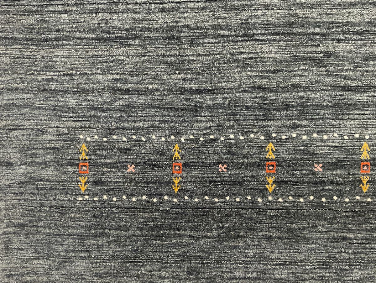 Hand-Woven Loribaft Gabbeh Rug