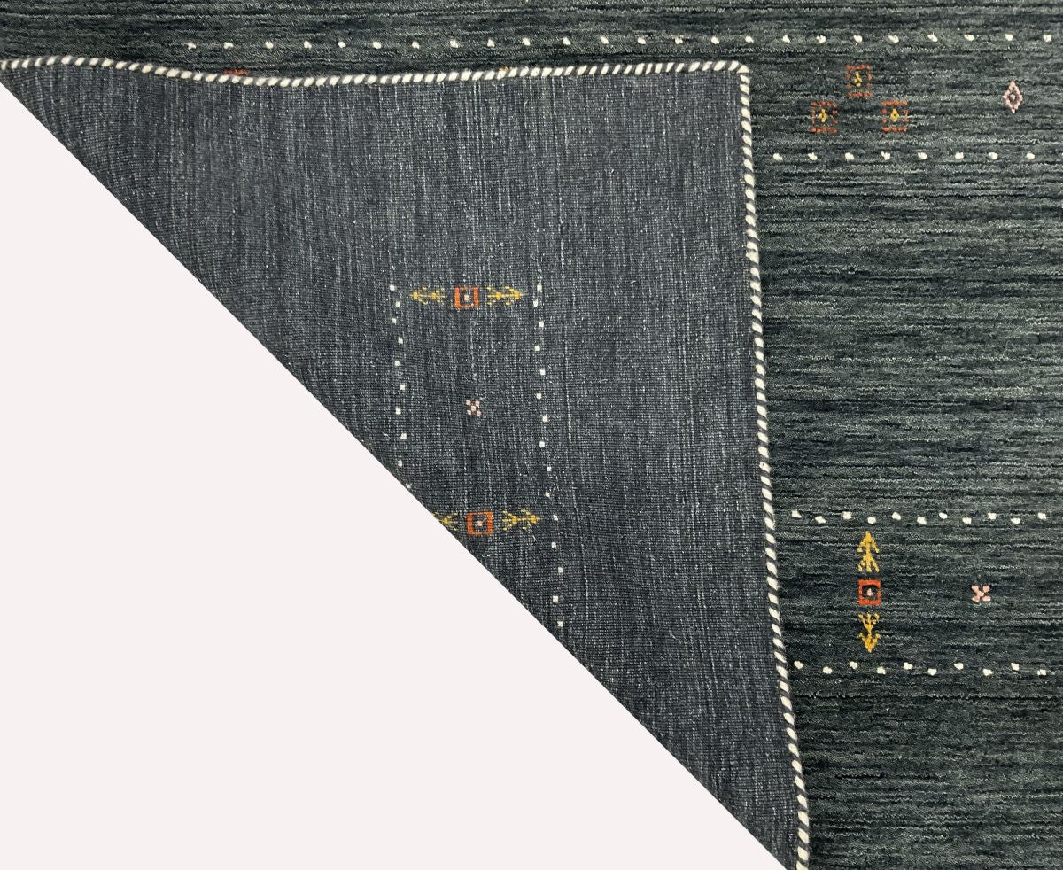 Hand-Woven Loribaft Gabbeh Rug