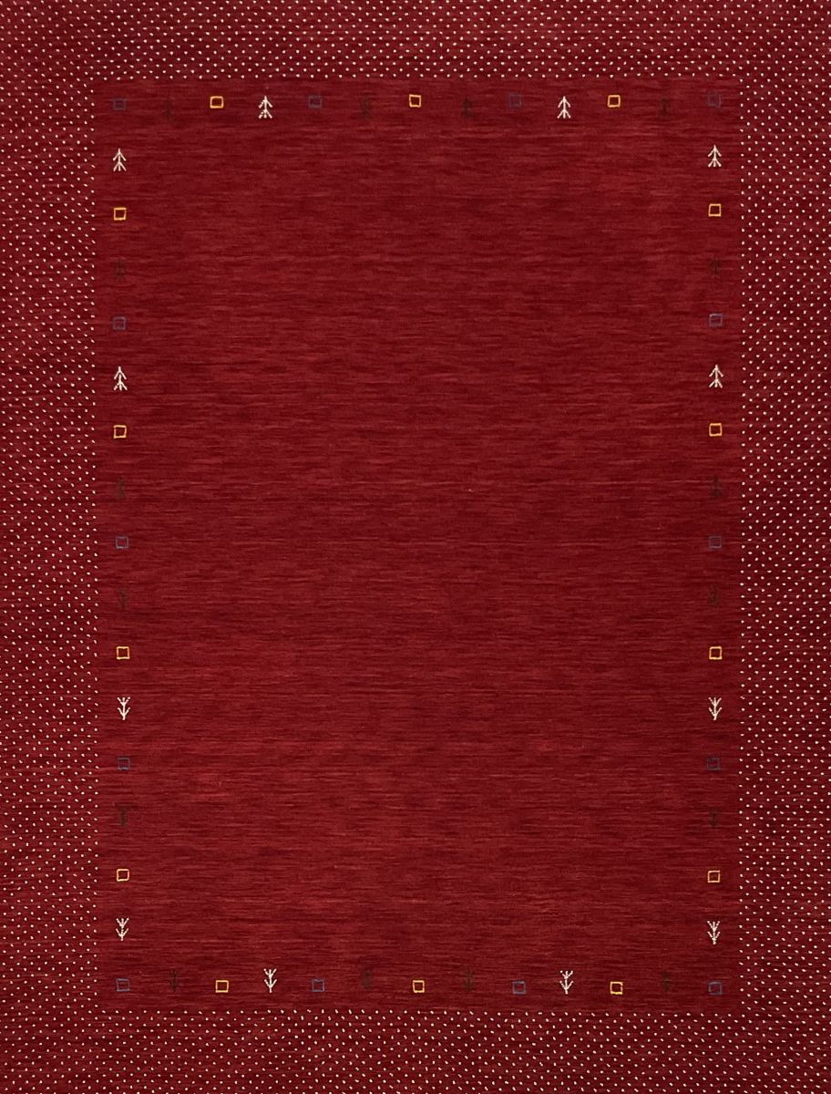 Hand-Woven Loribaft Gabbeh Rug