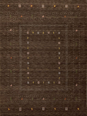 Hand-Woven Loribaft Gabbeh Rug