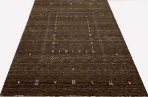 Hand-Woven Loribaft Gabbeh Rug