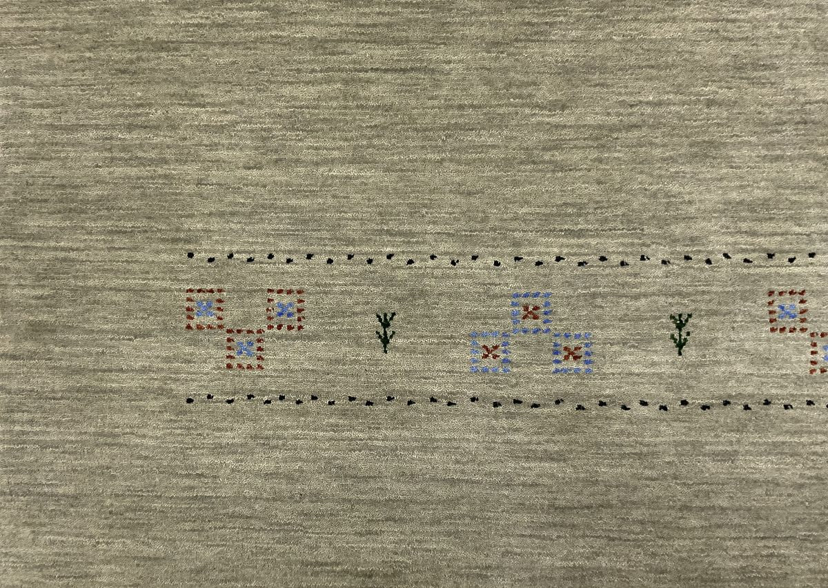 Hand-Woven Loribaft Gabbeh Rug