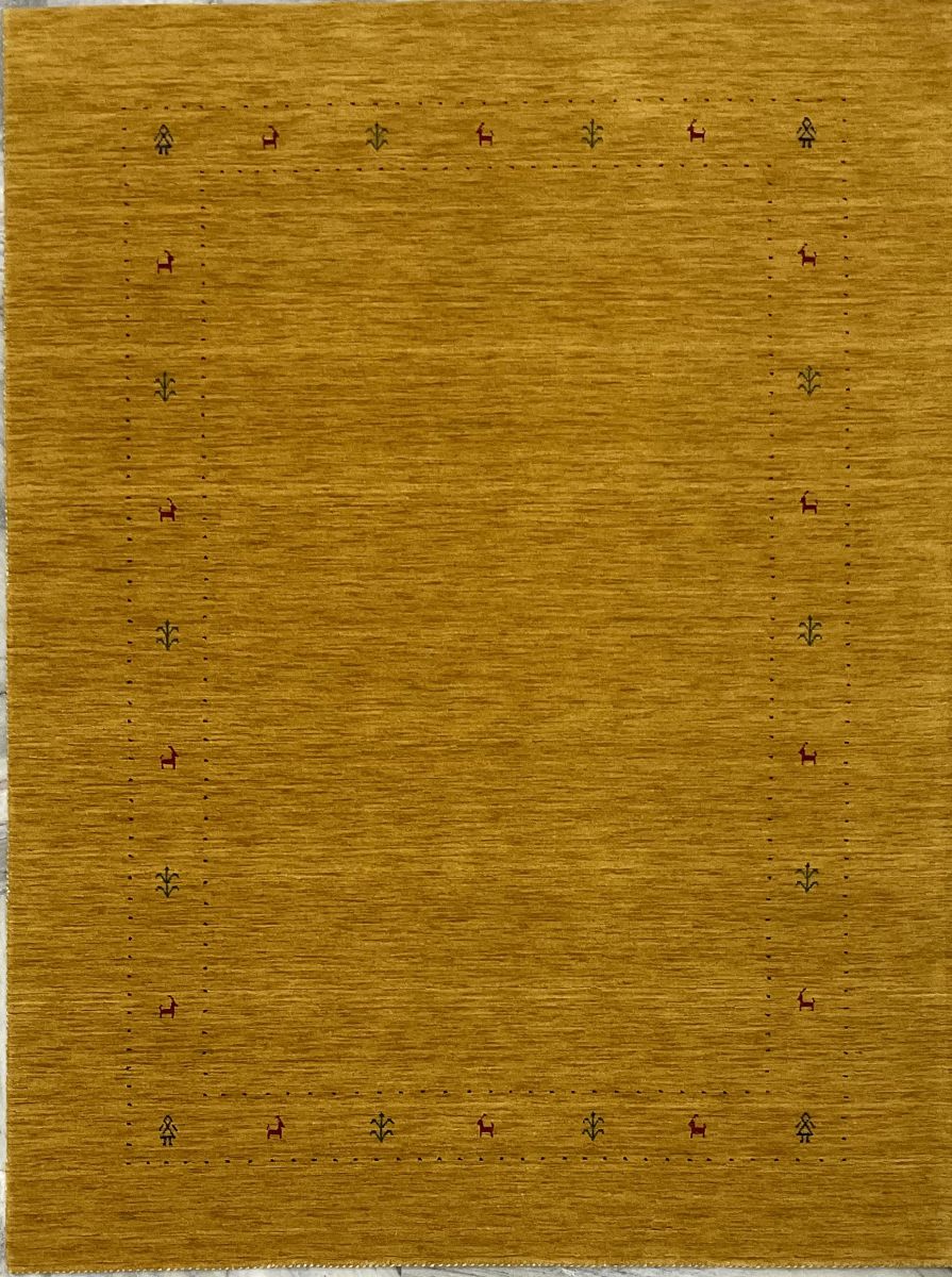 Hand-Woven Loribaft Gabbeh Rug