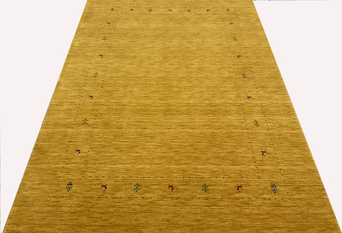 Hand-Woven Loribaft Gabbeh Rug