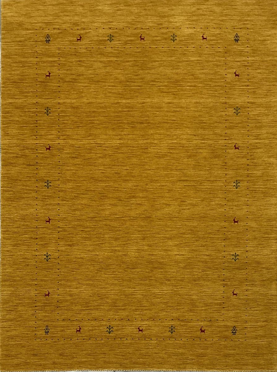 Hand-Woven Loribaft Gabbeh Rug