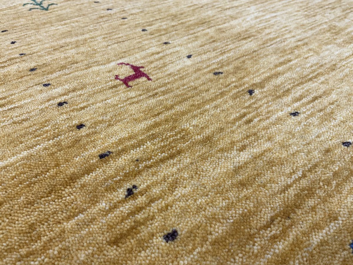 Hand-Woven Loribaft Gabbeh Rug