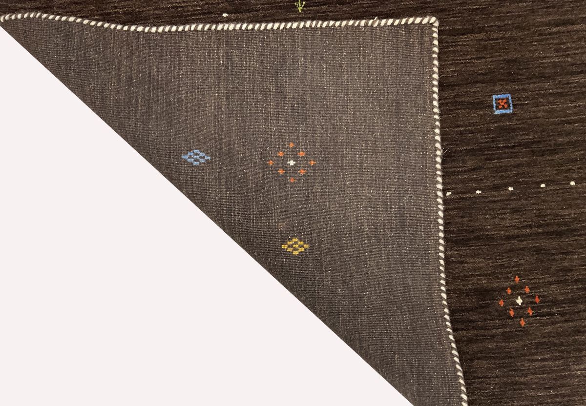 Hand-Woven Loribaft Gabbeh Rug