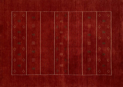 Hand-Woven Loribaft Gabbeh Rug