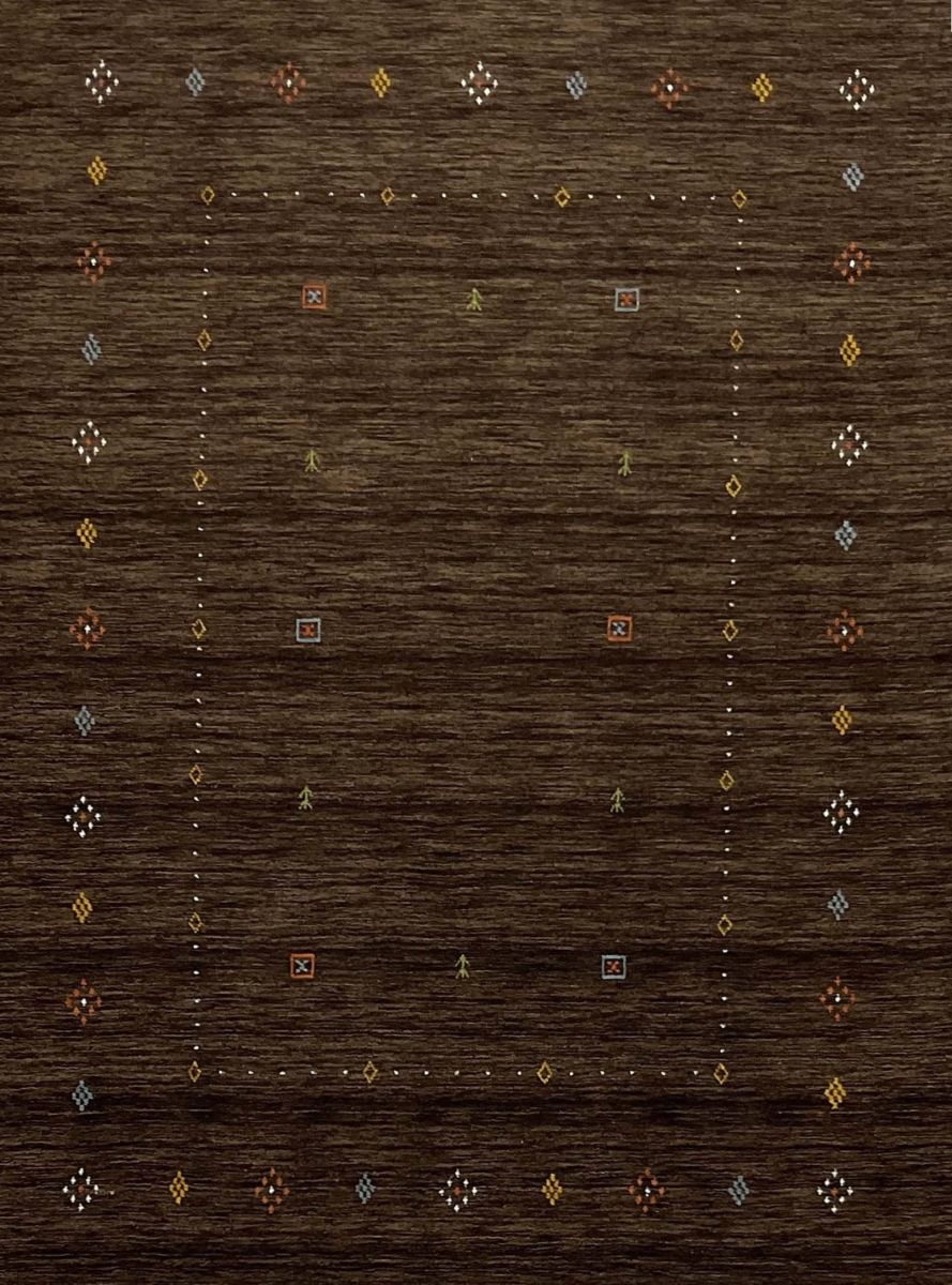 Hand-Woven Loribaft Gabbeh Rug