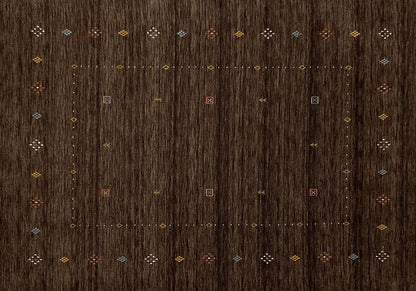 Hand-Woven Loribaft Gabbeh Rug
