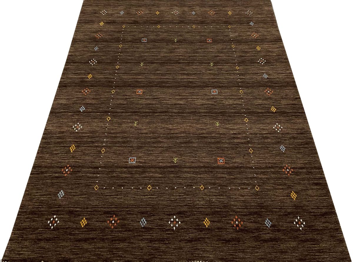 Hand-Woven Loribaft Gabbeh Rug