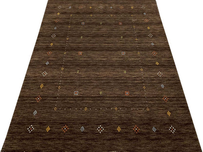 Hand-Woven Loribaft Gabbeh Rug