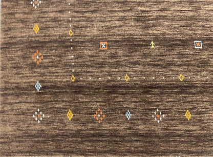 Hand-Woven Loribaft Gabbeh Rug