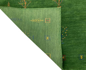 Hand-Woven Loribaft Gabbeh Rug