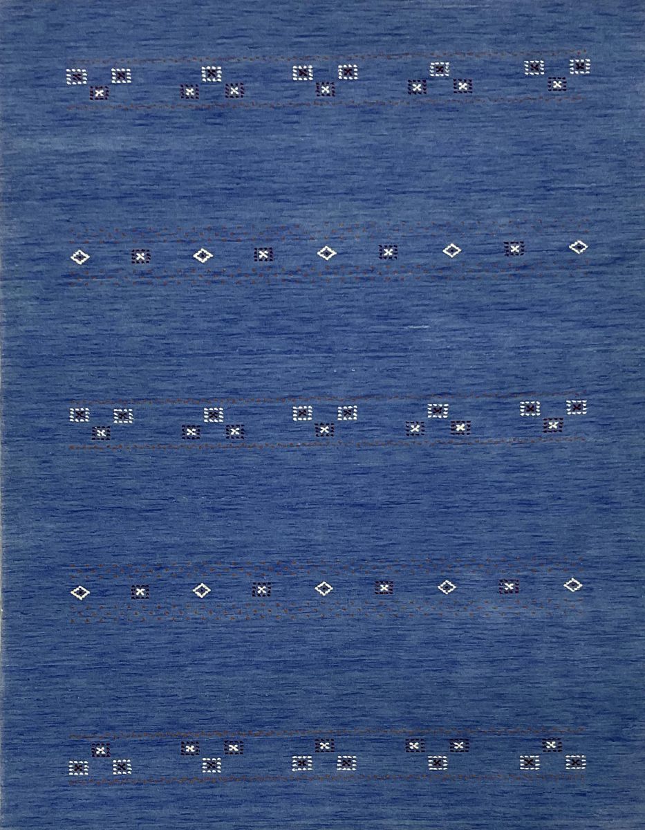 Hand-Woven Loribaft Gabbeh Rug