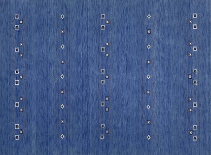 Hand-Woven Loribaft Gabbeh Rug