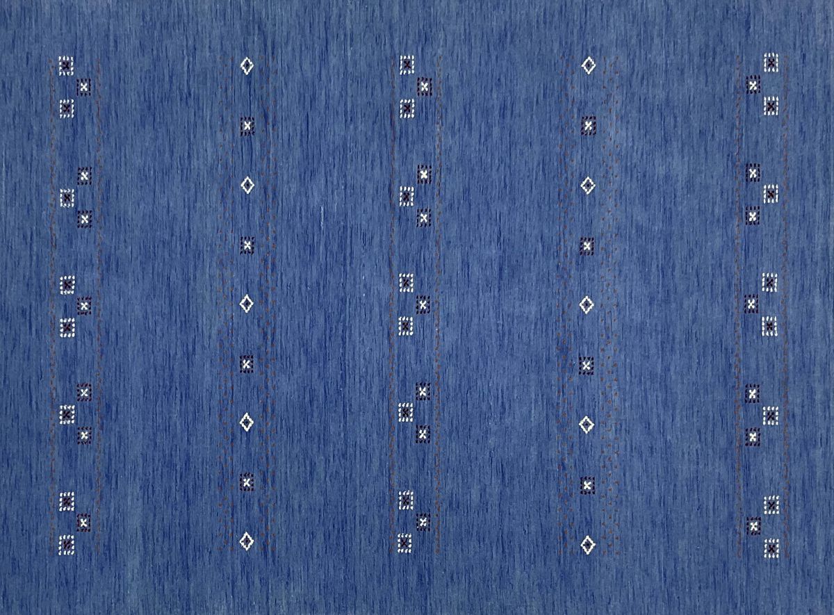 Hand-Woven Loribaft Gabbeh Rug