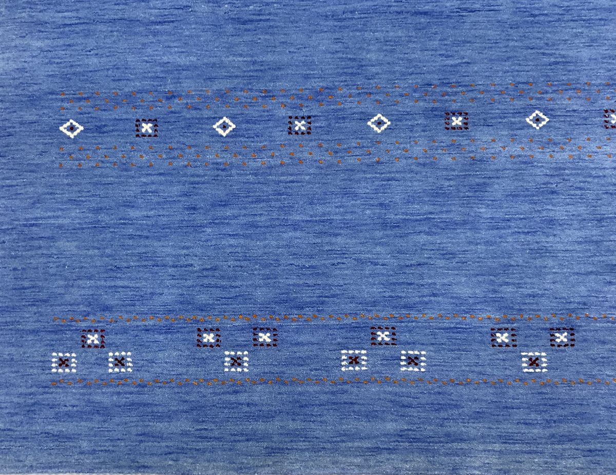 Hand-Woven Loribaft Gabbeh Rug
