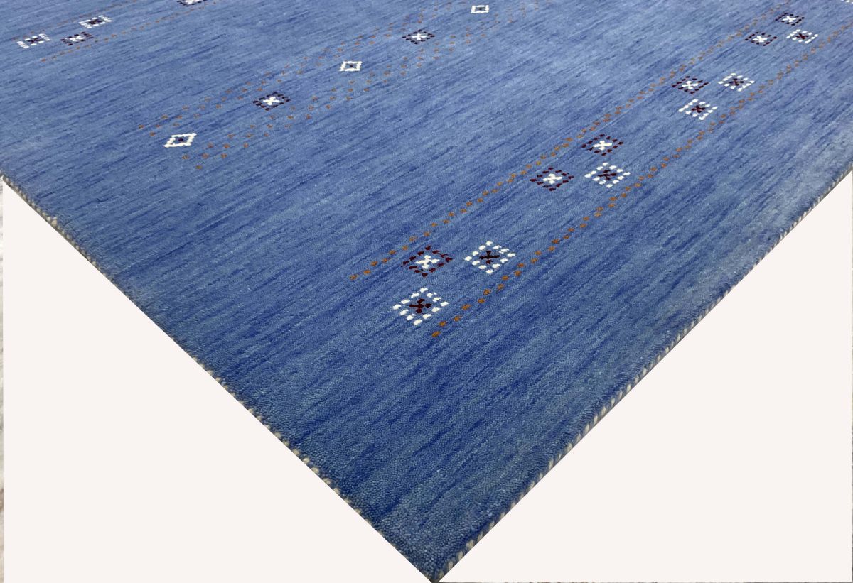 Hand-Woven Loribaft Gabbeh Rug