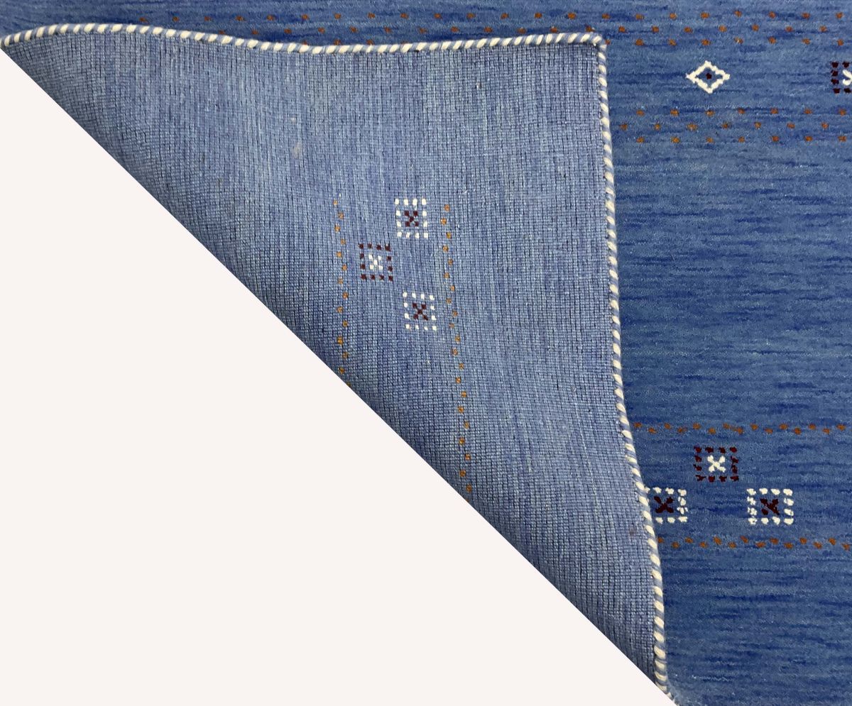 Hand-Woven Loribaft Gabbeh Rug