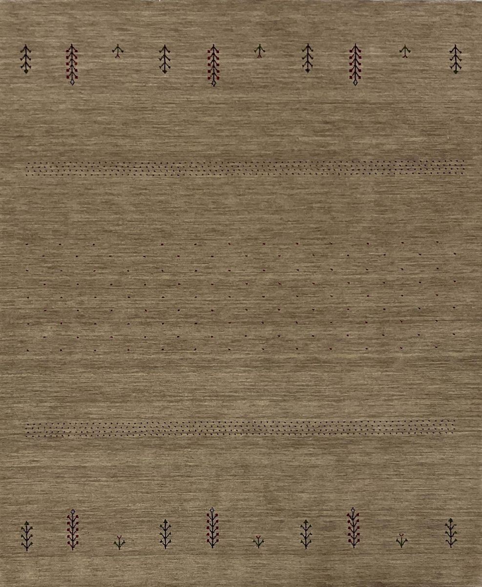 Hand-Woven Loribaft Gabbeh Rug