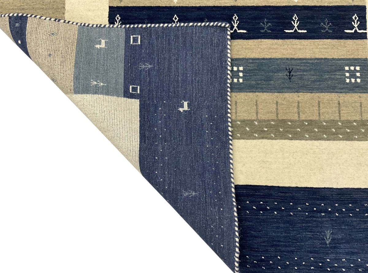 Hand-Woven Loribaft Gabbeh Rug