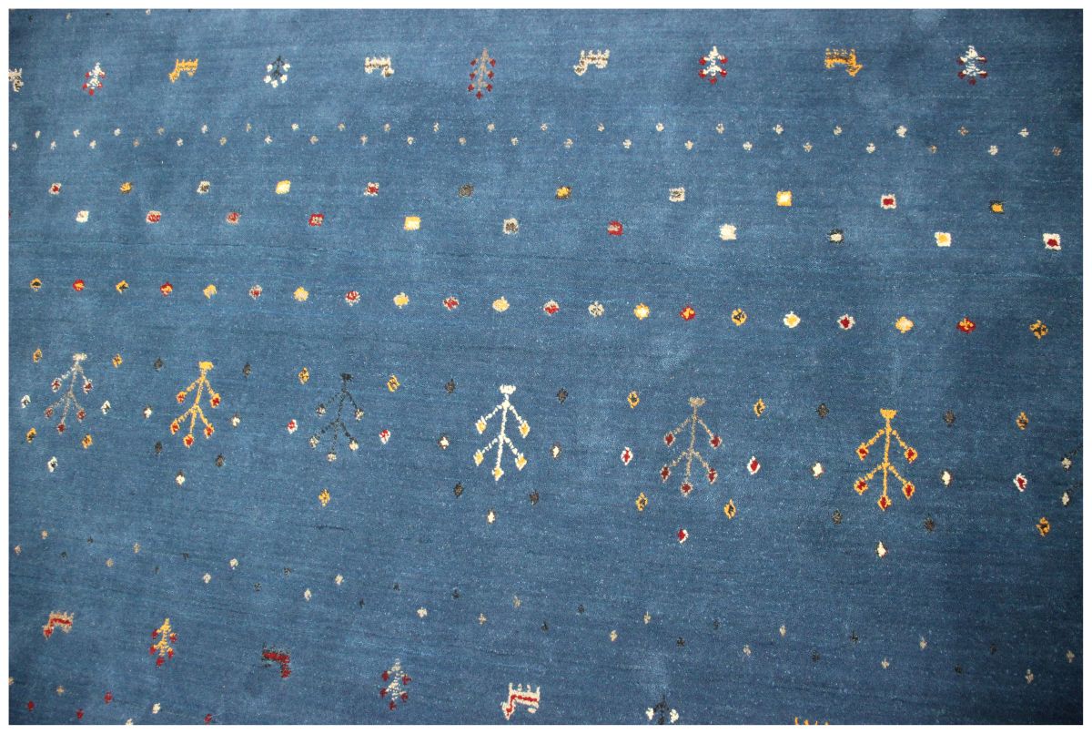 Hand-Woven Loribaft Gabbeh Rug